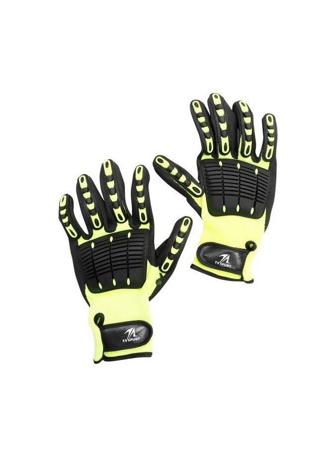 TA SPORT Cut Resistant Gloves, TI Sport Sgw610 Vibration Resistant Work Safety Glove  - Image 1