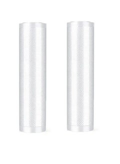 VacuumPal 2 rolls of vacuum food packaging bags, size 20 cm, length 500 cm, transparent  - Image 1