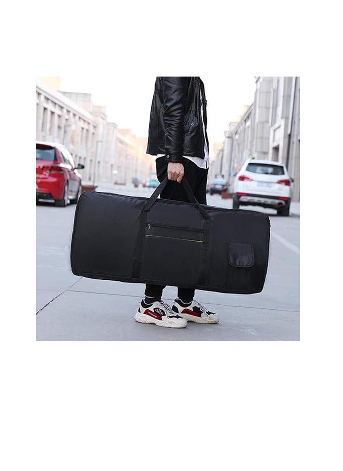 Generic 61 Keys Keyboard Case for 61 Keys Keyboard and Electric Piano, Electric Keyboard Bag Piano Gig Bag | Waterproof 420D Oxford Cloth Electric Piano Padded Case(Black)  - Image 2