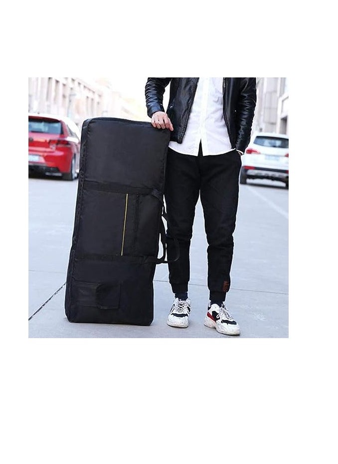 Generic 61 Keys Keyboard Case for 61 Keys Keyboard and Electric Piano, Electric Keyboard Bag Piano Gig Bag | Waterproof 420D Oxford Cloth Electric Piano Padded Case(Black)  - Image 3