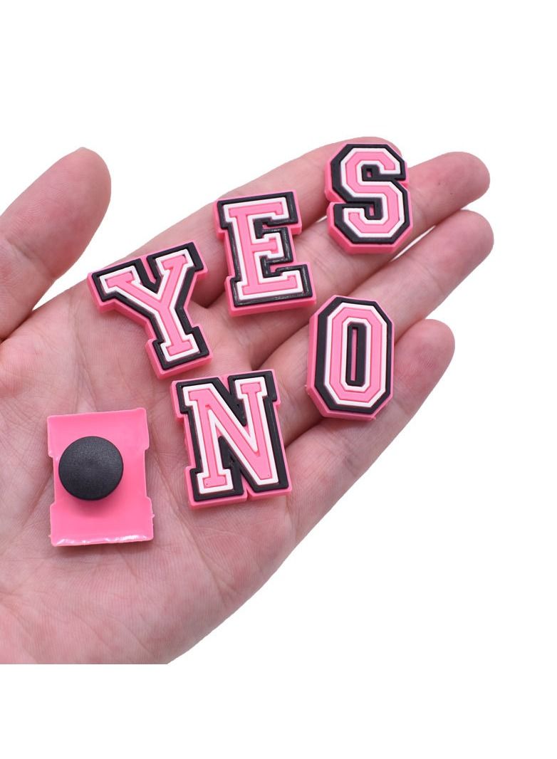 Y&D Shoe Decoration Charms, Charms for Croc, 37 Pcs Letters Numbers Shoe, A-Z & 0-9# Bracelets, Boys and girls Teens Party Favor Birthday Gifts  - Image 3