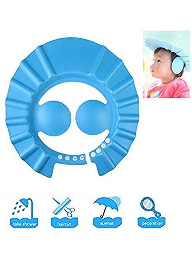 Dazzlia Bathing Baby Shower Cap/Eye-Ear Protector Cap for Children/Shampoo Cap Hat - Image 2