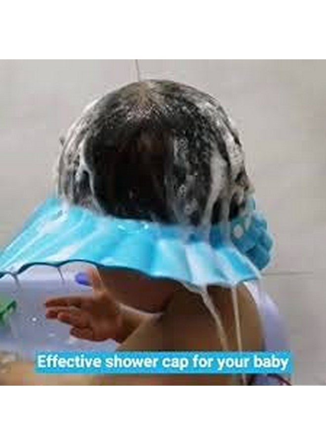 Dazzlia Bathing Baby Shower Cap/Eye-Ear Protector Cap for Children/Shampoo Cap Hat - Image 4