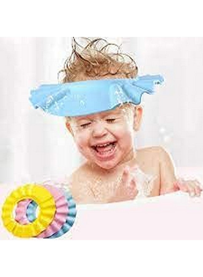Dazzlia Bathing Baby Shower Cap/Eye-Ear Protector Cap for Children/Shampoo Cap Hat - Image 3