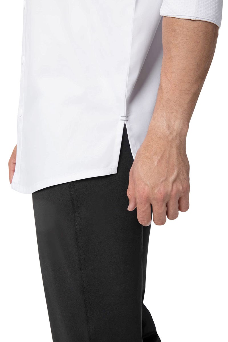 Chef Works Men's Tulum Chef Coat, White, Medium - Image 3