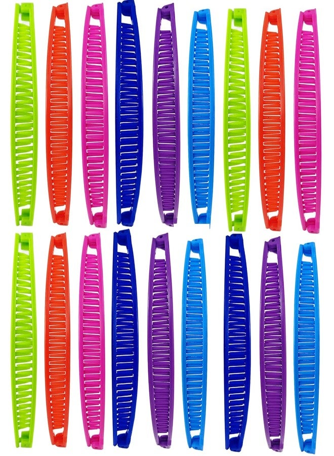 ROYHOO 18PCS Vintage Large Banana Clips for Women - Thick Fine Hair Combs Barrettes - Image 1