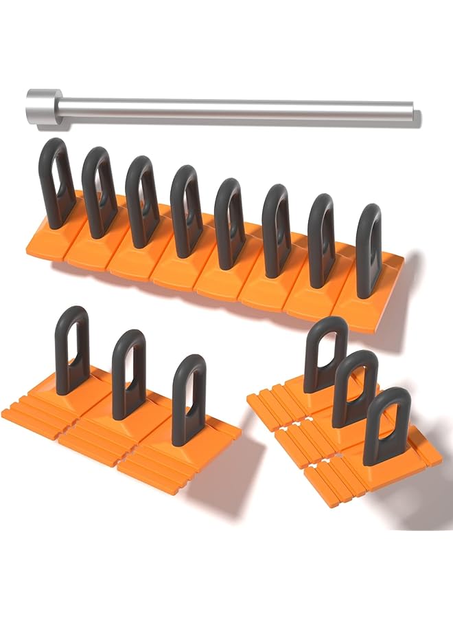 كاست ويف أدوات إصلاح خدوش السيارة، أدوات إزالة إصلاح بدون طلاء شديدة التحمل، مقبض سحب قوي للخدوش، علامات تبويب غراء صفراء، مجموعة أدوات قوية لإزالة الخدوش لإصلاح هيكل السيارة، أصفر - Image 1