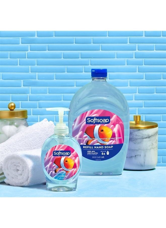 Softsoap Liquid Hand Soap, Aquarium Series - 7.5 Fl Oz (Pack of 6)  - Image 2