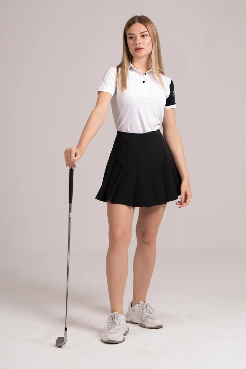 EGL EGL Women's Golf Skirt - Black - Breathable Stretch