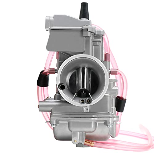 YWLUWEI Universal Racing PWK 38S Quad Vent AirStriker Carburetor Carb Short Body Carburetor 2Stroke Short Body Carburetor for Motorcycle Dirt Pit Bike ATV UTV Scooter 38S - Image 1