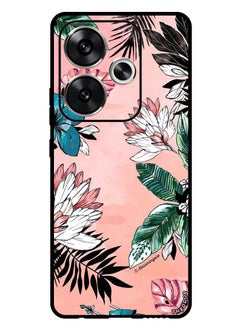 Theodor Protective Case Anti Scratch Shock Proof Bumper Cover For Xiaomi Redmi Turbo 3 Flower and Leaves  - Image 1