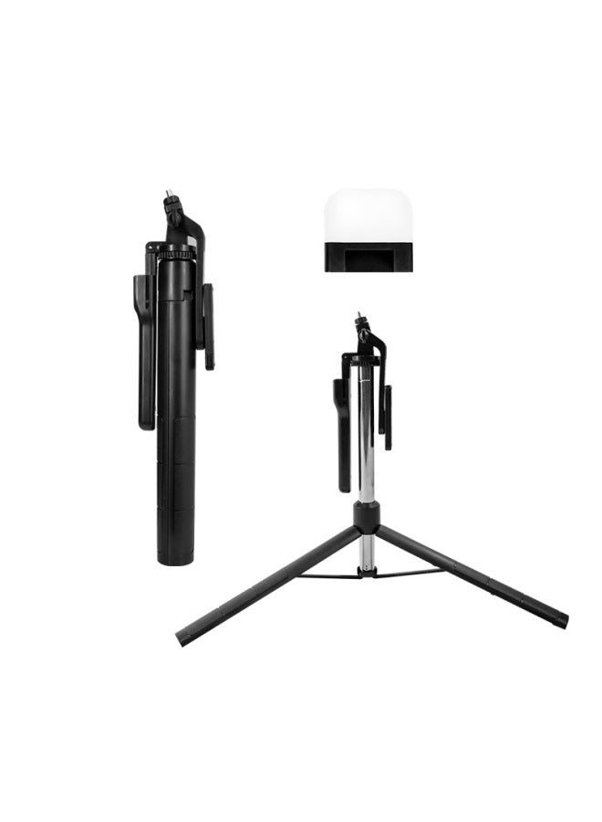 Mobile Phone Bluetooth Selfie Stick 1.7 Meters Handheld Floor-to-ceiling Camera Stabilizer Outdoor Live Three-legged Bracket Selfie Stick-color:With Single Light - Image 3