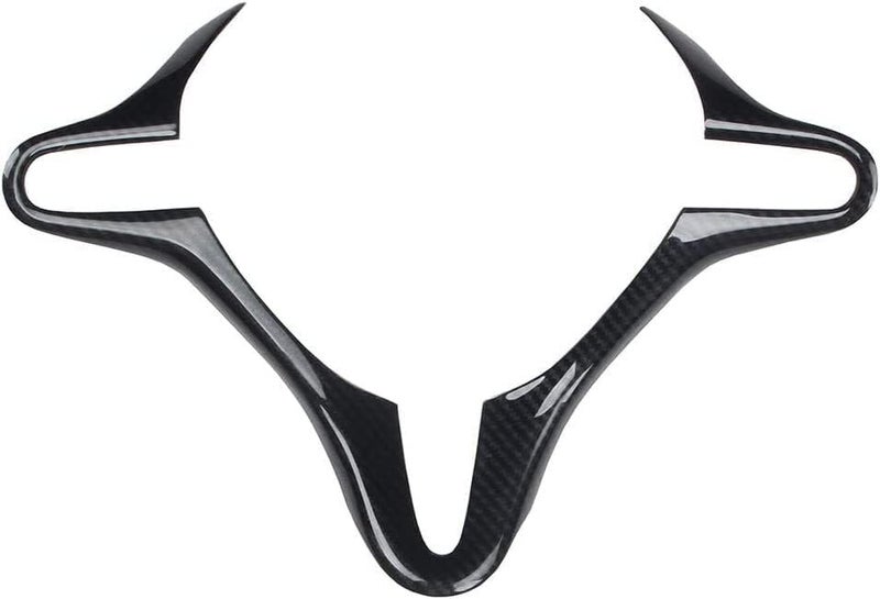 SZFKACCESS for Honda Civic 2006 2007 2008 2009 2010 2011 Steering Wheel Cover Trim Carbon Fiber Style Inner ABS (one) - Image 2