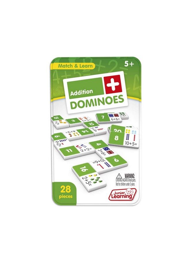 Junior Learning Jl481 Addition Dominoes Multi 7.8 H X 4.7 L X 1.5 W White - Image 5