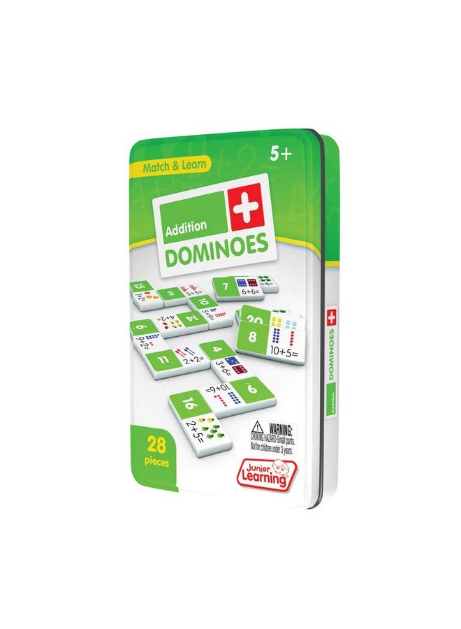 Junior Learning Jl481 Addition Dominoes Multi 7.8 H X 4.7 L X 1.5 W White - Image 4