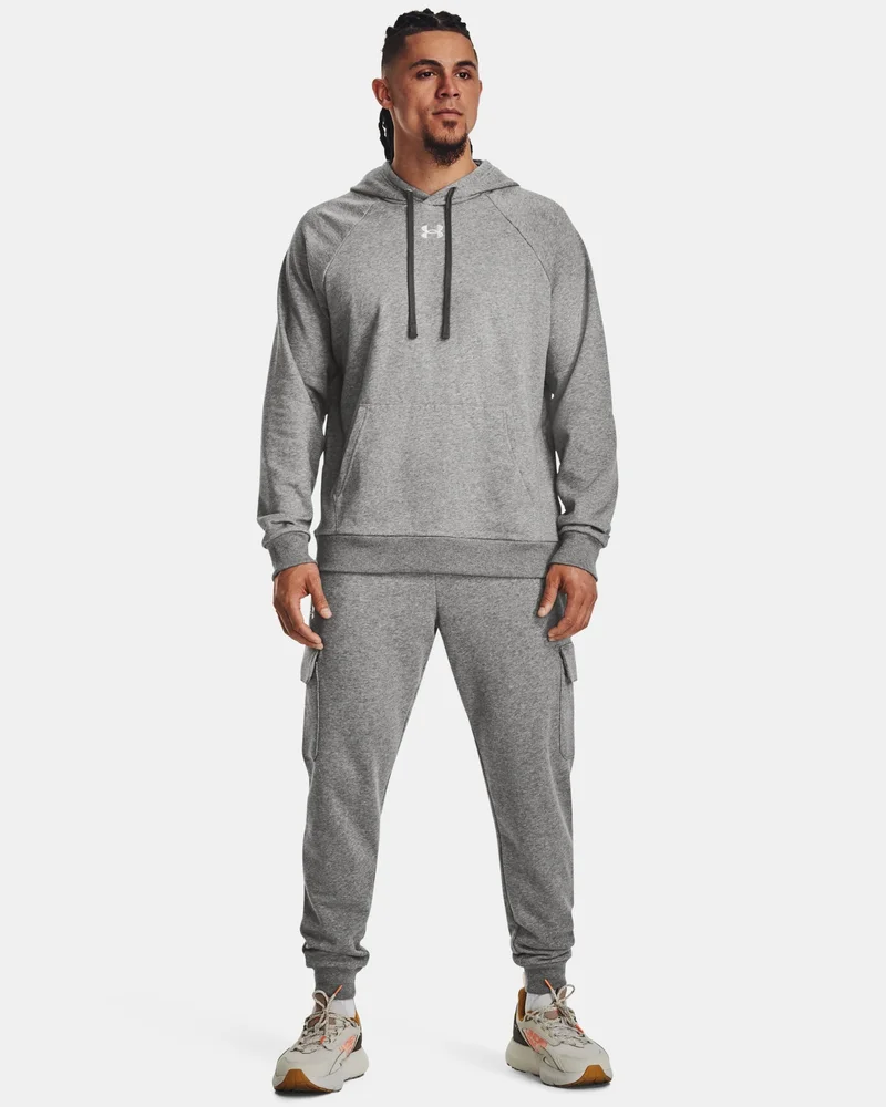 Under Armour Grey Men's UA Rival Fleece Hoodie for Men | Best Price UAE