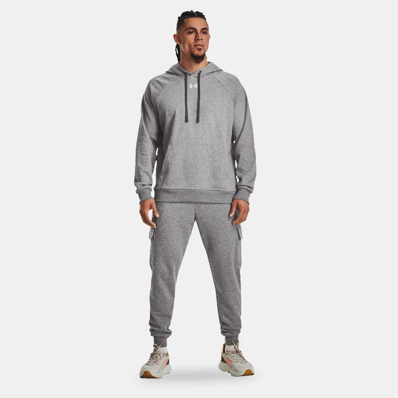 Under Armour Grey Men's UA Rival Fleece Hoodie for Men | Best Price UAE