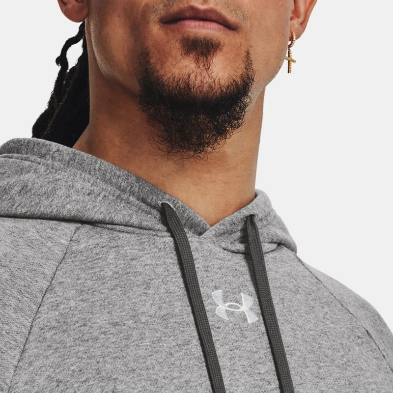 Under Armour Grey Men's UA Rival Fleece Hoodie for Men | Best Price UAE
