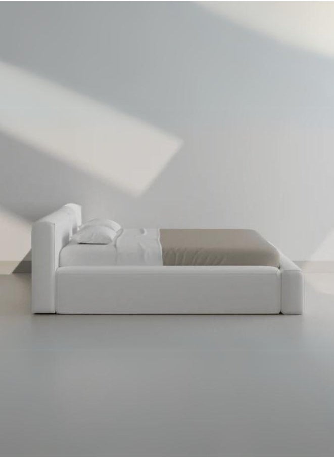 Bed and Mattress Zone Derrel Coco Bed 200x150 Queen Size White Color  - Image 3
