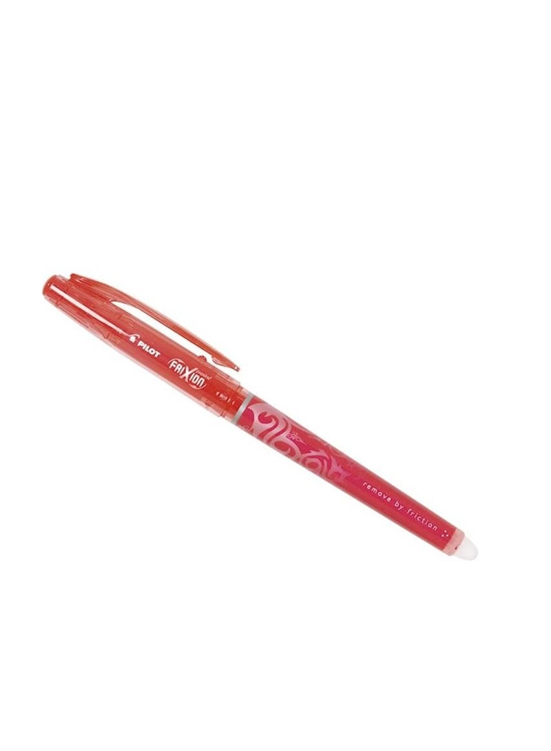 PILOT 3-Piece Frixion Erasable Ball Pen 0.7mm Tip Red Ink
