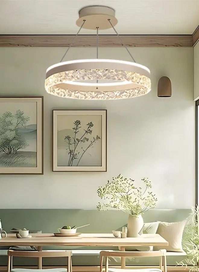 أبيكس ثريات ضوئية من طراز LED ذات مصدر دائري من طراز LED لمقصورات حديثة ذات ثريات حديثة ذات ثقوب، يمكن، ويمكن استخدامها في مكتبة المقهى في غرفة المعيشة - Image 2