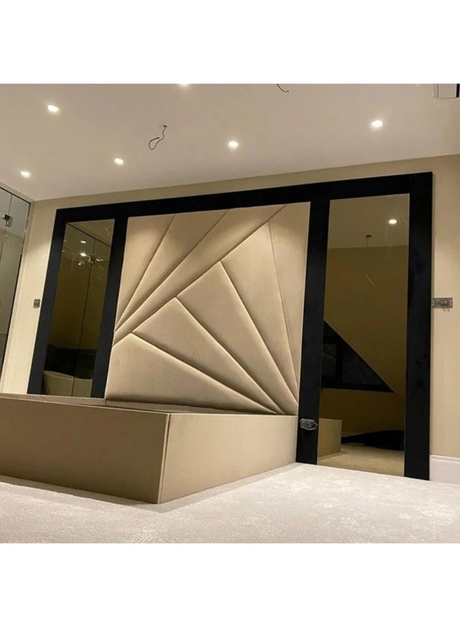 Nayam Sleep Bespoke Art Deco Mirror Bedframe 120x190x40Cm - Image 1