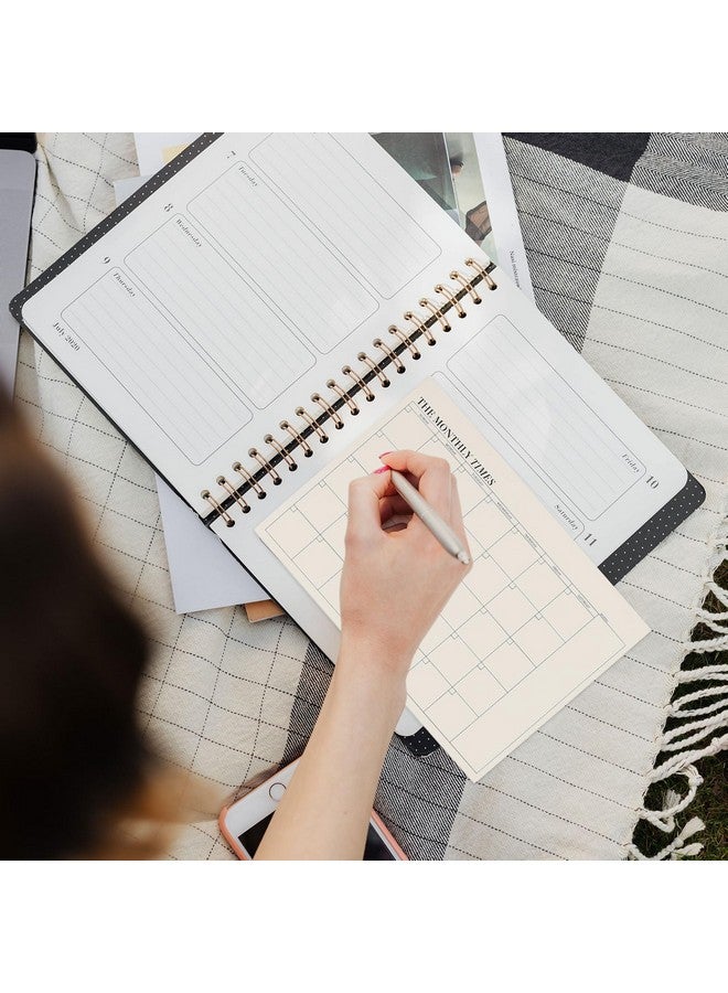 ستوبوك دفتر ملاحظات STOBOK ممزق من قطعتين، دفتر ملاحظات يومي للشهر، دفتر ملاحظات للتخطيط للوقت، قائمة مهام أسبوعية، مخطط إداري، دفتر ملاحظات للطلاب، دفتر ملاحظات للتقويم، جدول أعمال المنزل، أجندة - Image 2