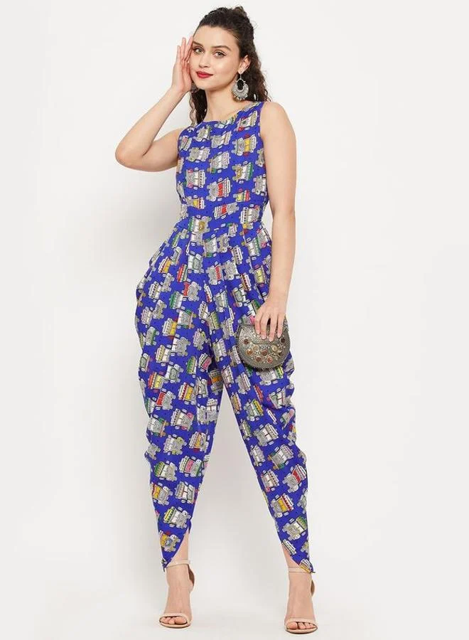 Uptownie Elasticated Ethnic Dhoti Jumpsuit