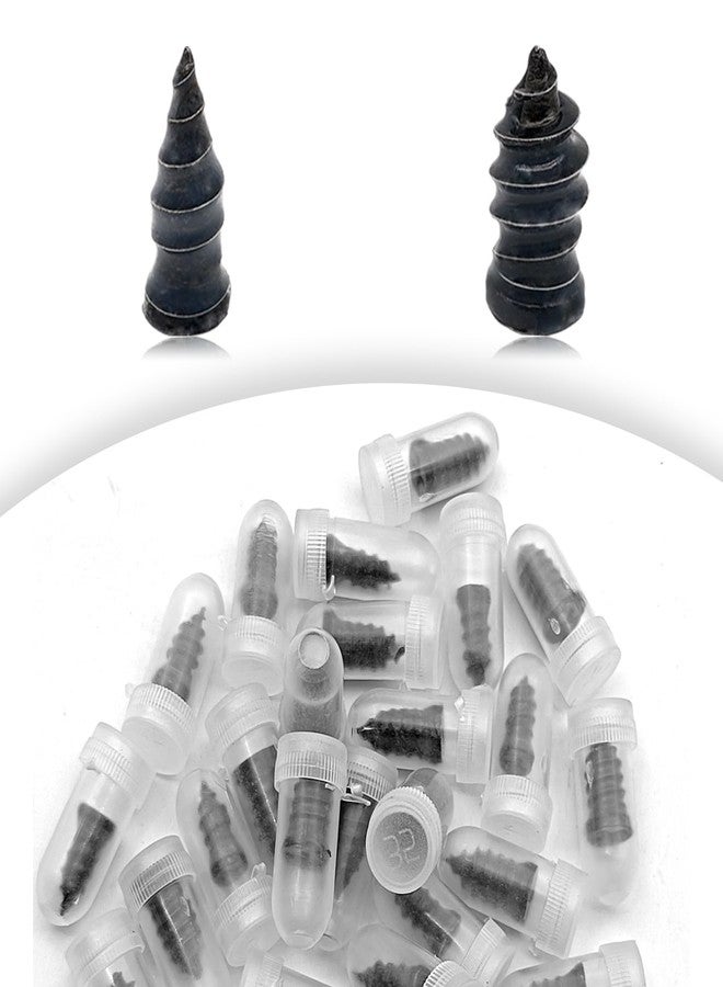 LTDCVTR Tire Repair Rubber Nail, Spiral Rubber Nails & Screw Plugs Tire Repair Kit Self-Service Vacuum Tire Puncture Repair Tool for Car, Motorcycle, Truck, Tractor, Jp -Reliable Tire Repair (20Pcs) - Image 1