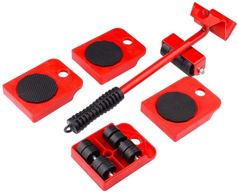 Mishrit Furniture Sliders Kit, Heavy Duty Furniture Lifter with 4 Sliders for Easily Safely Moving, Furniture Slides Kit Appliance Roller Suitable for Heavy Furniture, 360 Degree Rotatable Pads - Image 1
