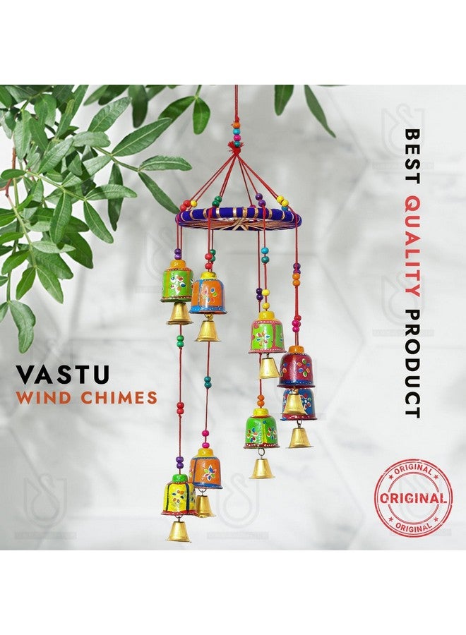 Comelyns Multicolour Handcrafted Decorative Window Door Wall Hanging Bells Wind Chimes Decorative Showpiece| Diwali Decoration Items for Home Decor| Gift for Diwali Navratri Housewarming - Image 5