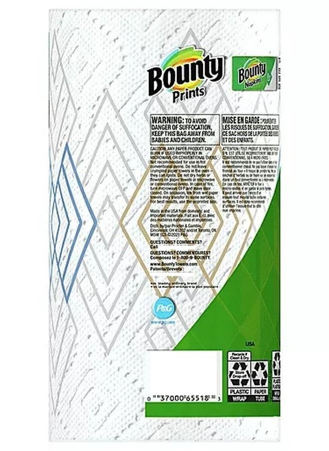 Bounty - Select-A-Size Paper Towels Print 1 Single Plus Roll 1 Count - Image 1