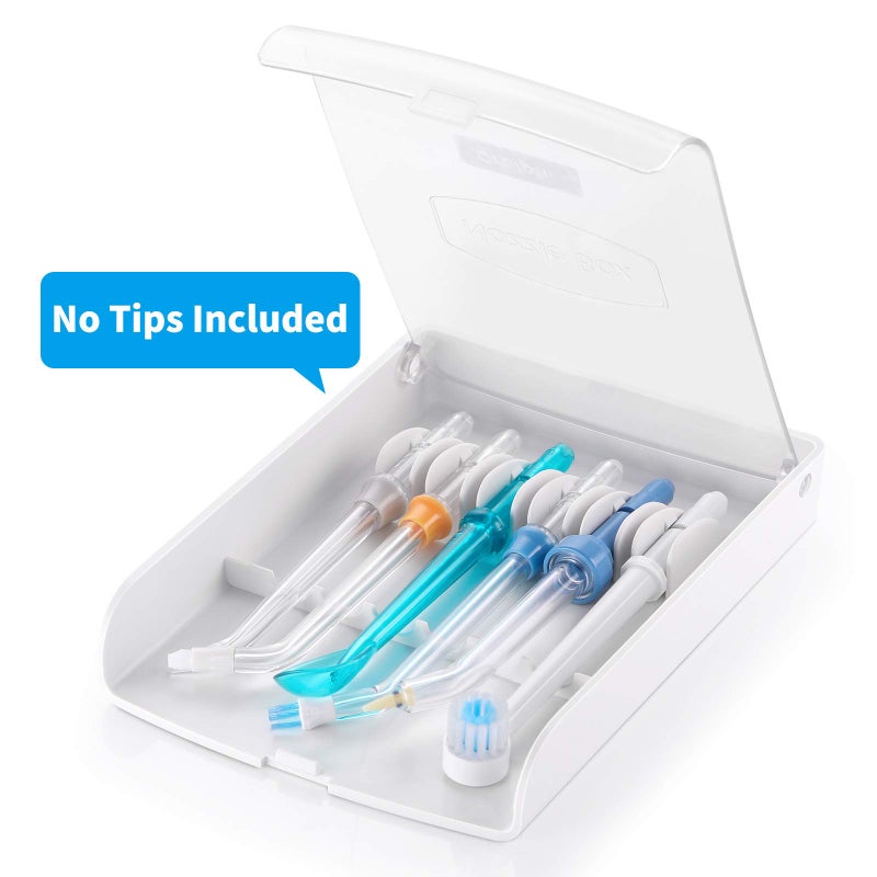 Oralphi Storage Case for Waterpik Replacement Tips, No Tips Included White - Image 4