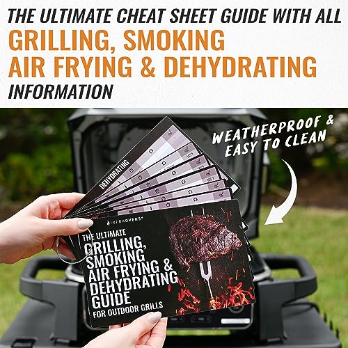 INFRAOVENS Drip Pan Liner For Ninja Woodfire Outdoor Grill Pro XL, Pro Connect XL, OG850 OG951 Reusable Non Disposable Tray, Cheat Sheet Cooking Guide Accessory for Wood Fire Grill Smoker 7-in-1 - Image 4