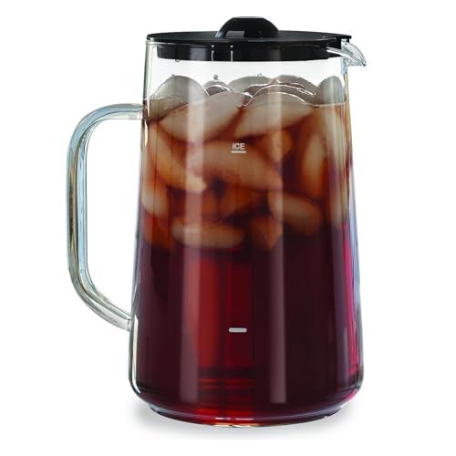 LITIFO Iced Tea Pitcher With Lid for Litifo Iced Tea & Coffee Maker, 2.5-quart, Glass - Image 5