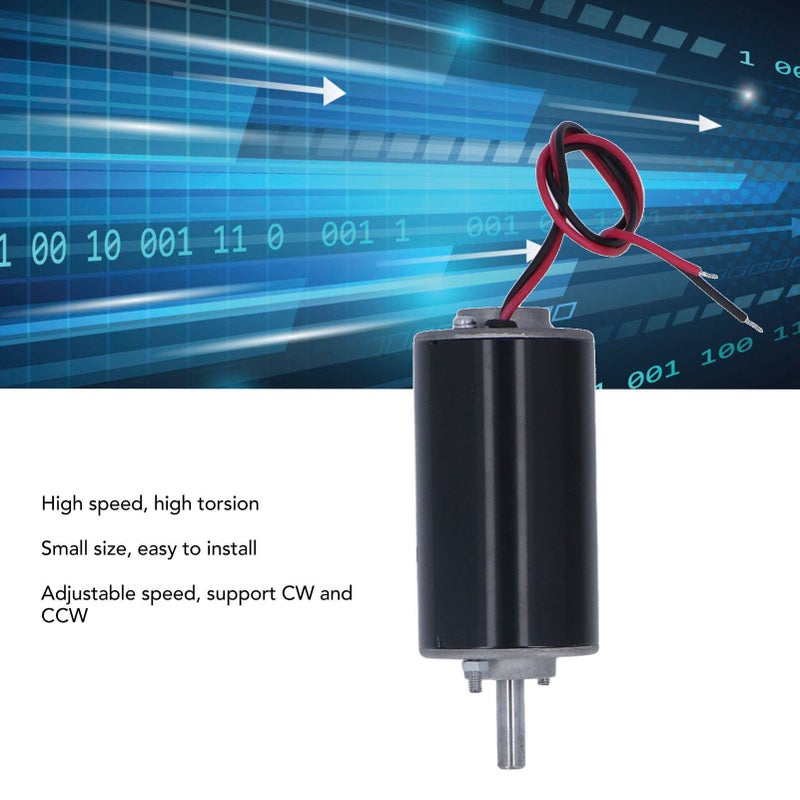 DC High Speed Motor Micro Adjustable Speed Control CW CCW Large Torsion No Noise 50W 12V 3000rpm Standard - Image 3