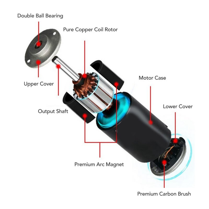 DC High Speed Motor Micro Adjustable Speed Control CW CCW Large Torsion No Noise 50W 12V 3000rpm Standard - Image 4