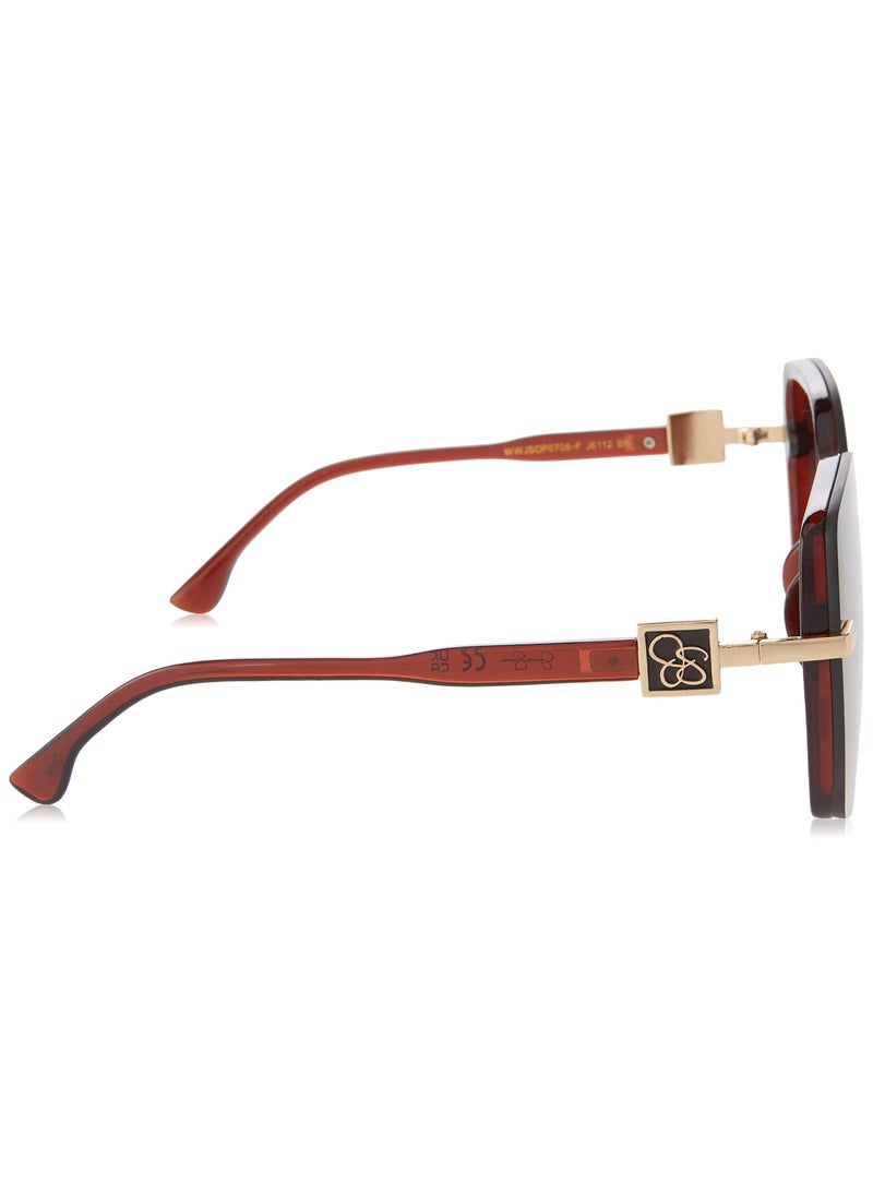 Jessica Simpson Jessica Simpson Womens J6112 Oversized Square Sunglasses With 100% Uv Protection. Glam Gifts For Her, 64 Mm, Brown, 64 Mm US  - Image 3