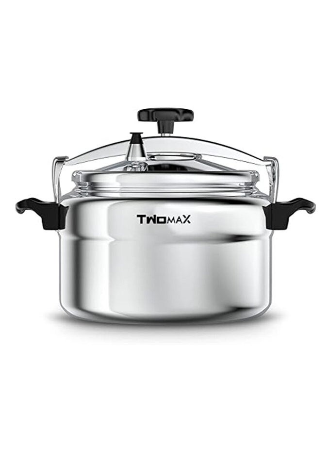Twomax 7L Silver aluminum pressure cooker - Image 1
