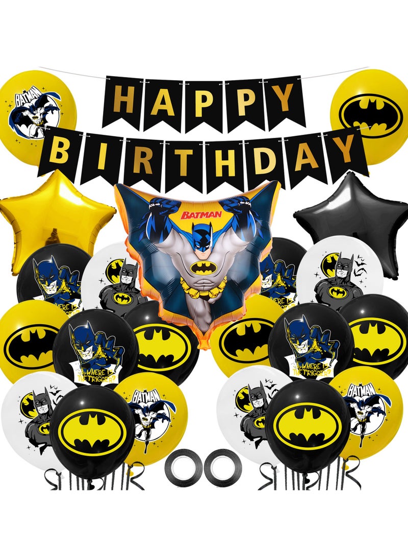 باتمان مجموعة مستلزمات حفلات أعياد الميلاد مكونة من 17 قطعة بما في ذلك قماش الخلفية (مقاس 150 سم × 100 سم) - Image 3