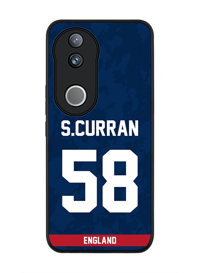 Stylizedd For Vivo V50 / vivo V50e 5G Case,Slim fit Camera Protection, Shockproof Thin Phone cover  - England Sam Curran, Jersey No 58 - Image 1