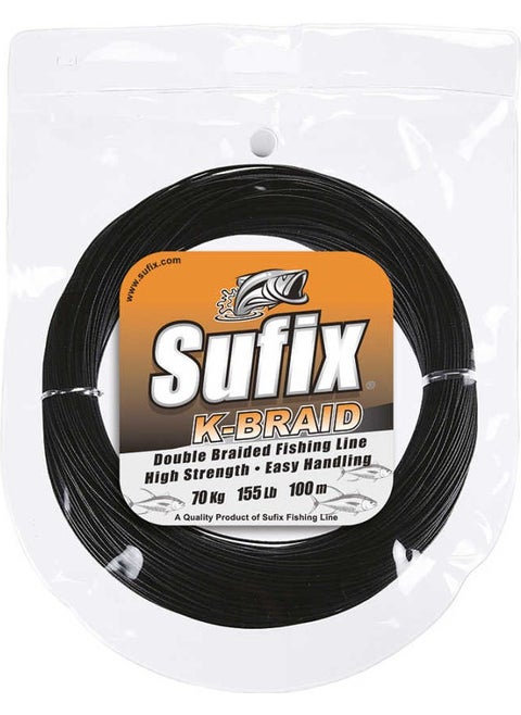 K-Braid Line BLACK-44LB - 100MT (19KG) 2x