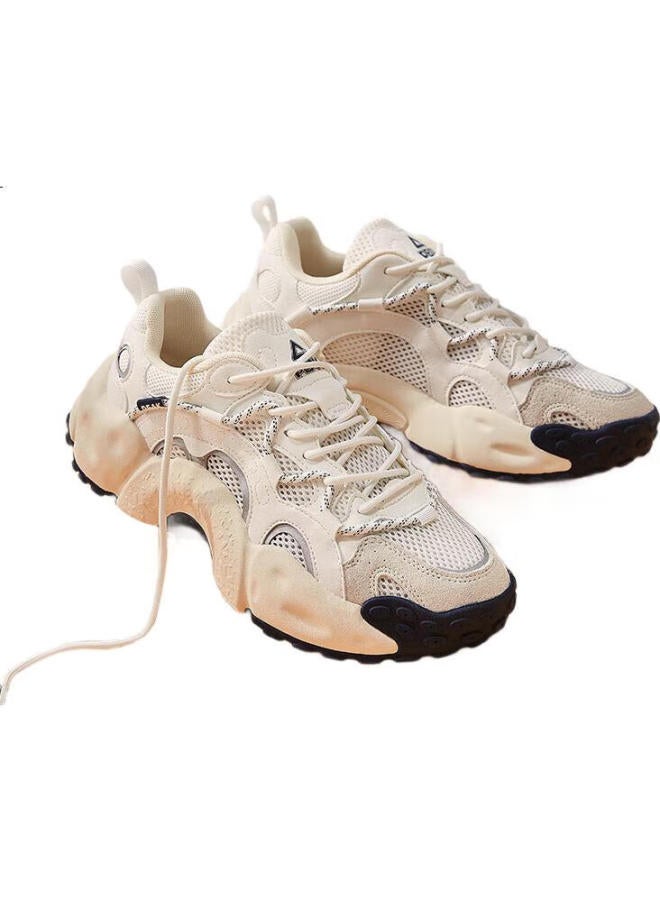 PEAK Men'S Retro Casual Shoes New Thick-Soled All-Match Loafers Comfortable Sports Shoes De510027 - Image 2