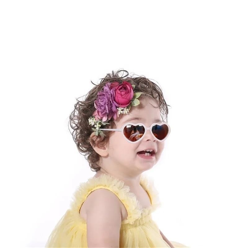 FAIRYTALE Baby Headband Flowers For Girls Cute Elastic Floral Hair Bands Newborn Toddler Headwear Nylon Headbands Kids Hair Accessories - Image 5
