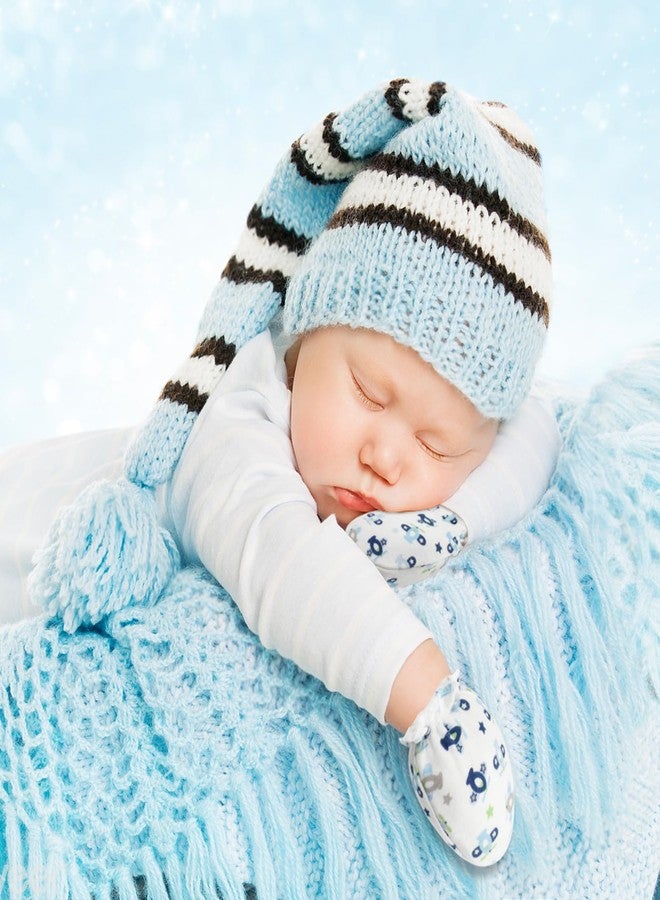 ONESING 32 Pairs Soft Newborn Baby Mittens No Scratch Elastic Infant Baby Gloves Essentials for 0-6 Months Baby Boys Girls - Image 5