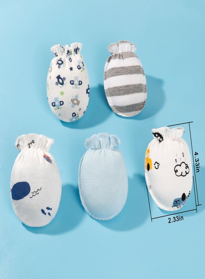 ONESING 32 Pairs Soft Newborn Baby Mittens No Scratch Elastic Infant Baby Gloves Essentials for 0-6 Months Baby Boys Girls - Image 2