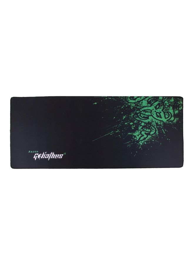 NIBEMINENT Keyboard Mouse Pad Black/Green - Image 1