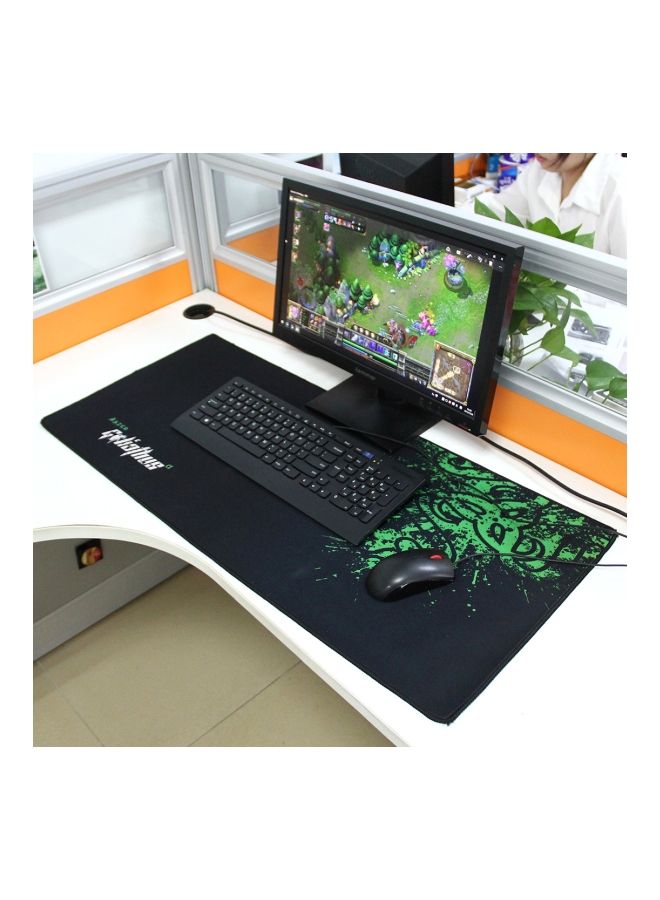 NIBEMINENT Keyboard Mouse Pad Black/Green - Image 3