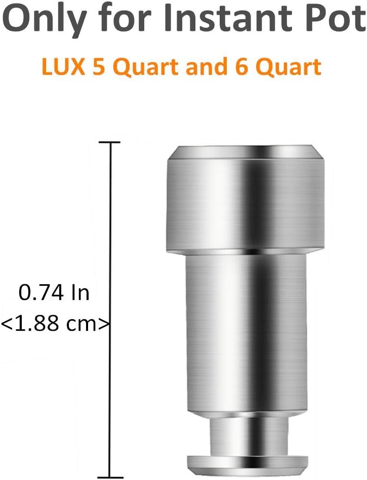 ZoneFly Original Float Valve for Instant Pot LUX 6 Qt 5Qt, Instant Pot Float Valve for IP-LUX50, IP-LUX60 Pressure Cooker with Seal Leaks Ring - Image 2