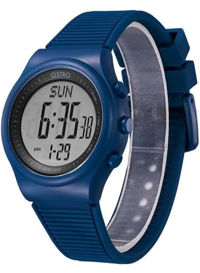 ASTRO Astro Kids Watch, Digital Display and Polyurethane Strap - A23905-PPNW, Blue